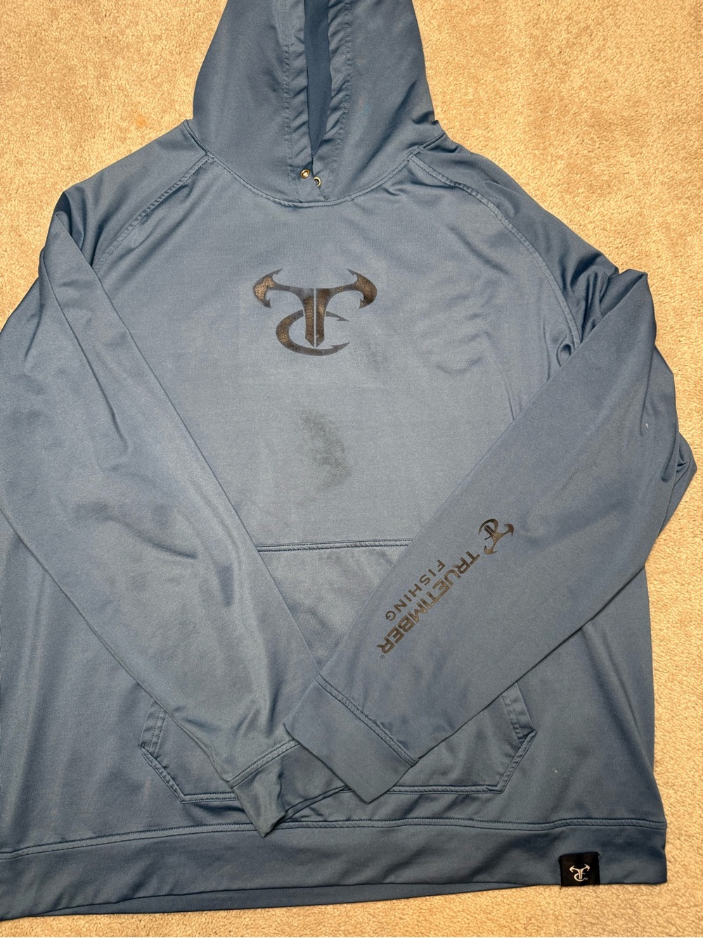TrueTimber Fishing Hoodie in Slate Blue